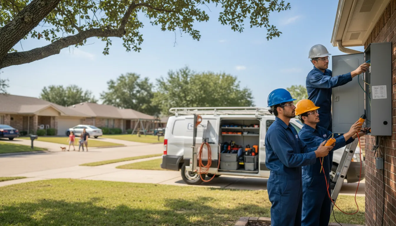 Certified electrician providing emergency electrical services in Austinville, VA